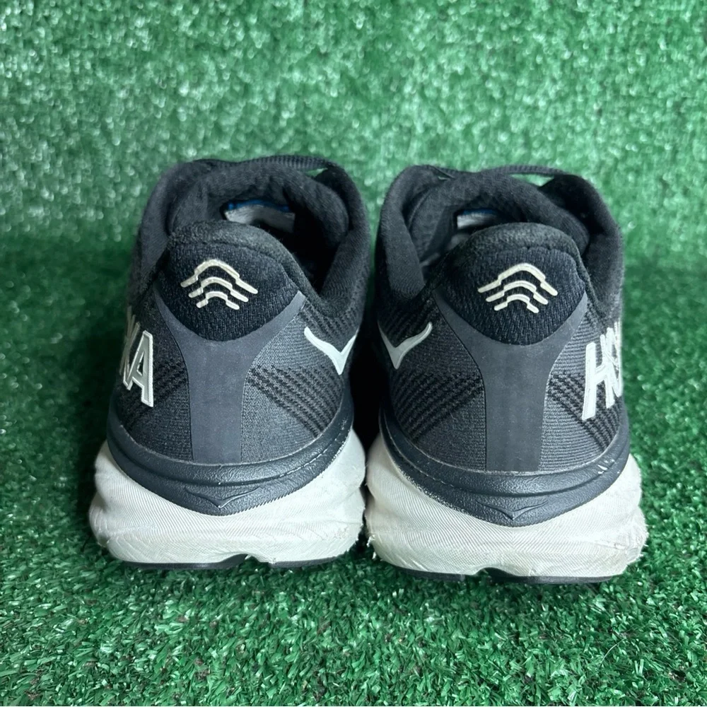 Hoka Clifton 9 Women’s Size 7.5 Shoes‎ Black White Sneakers